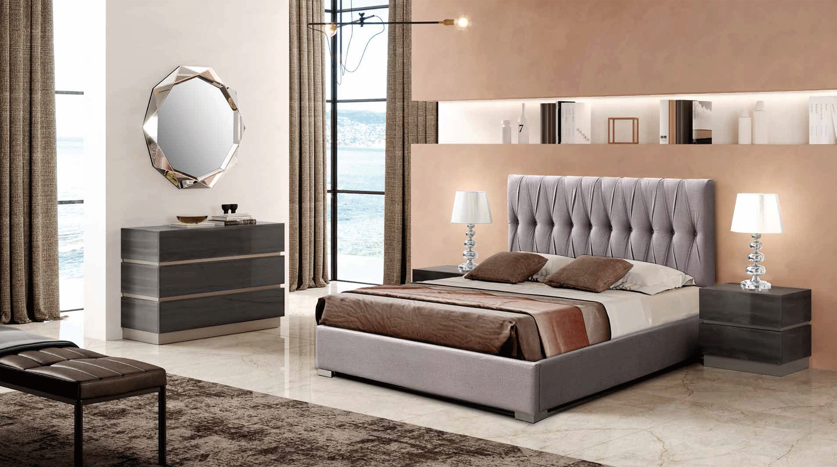 Bedroom Furniture Classic Bedrooms QS and KS 401 Mulan, M-151, C-151, E-413, YP440-N