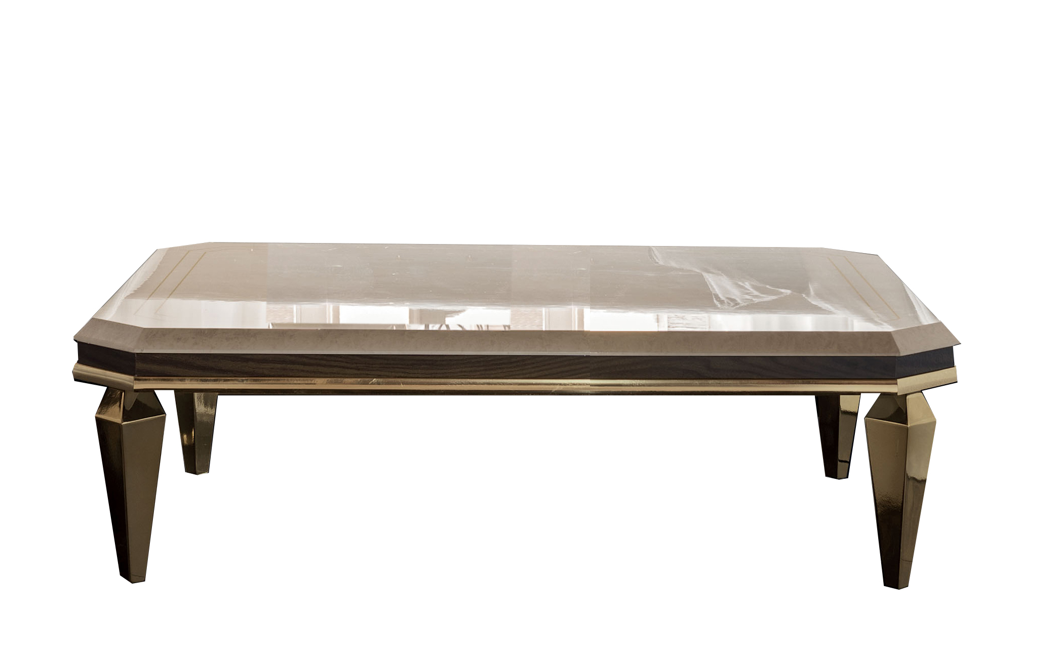 Brands Franco Gold Diamante Coffee Table by Arredoclassic