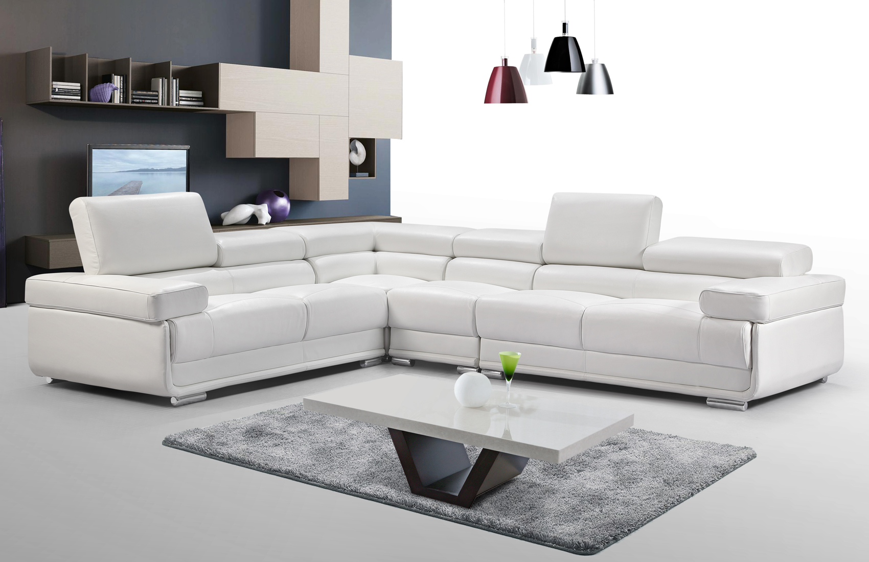 Brands WCH Modern Living Special Order 2119 Sectional White